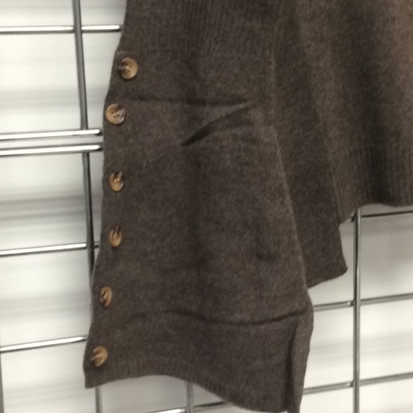 100%Cashmere High low turtle neck sweater - Picture 2 of 3